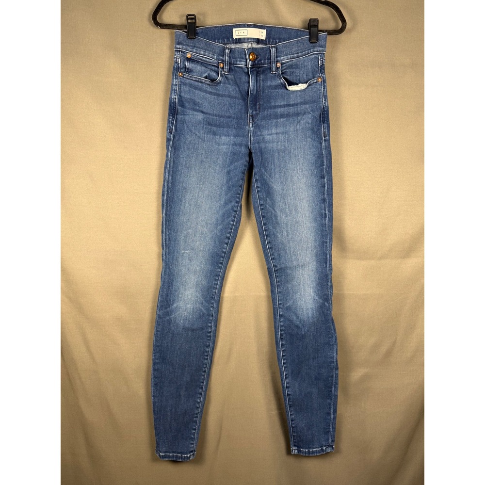 AYR Skinny Jeans Womens 28x32 Blue Medium Wash Stretch Denim E1484‎ Made in USA